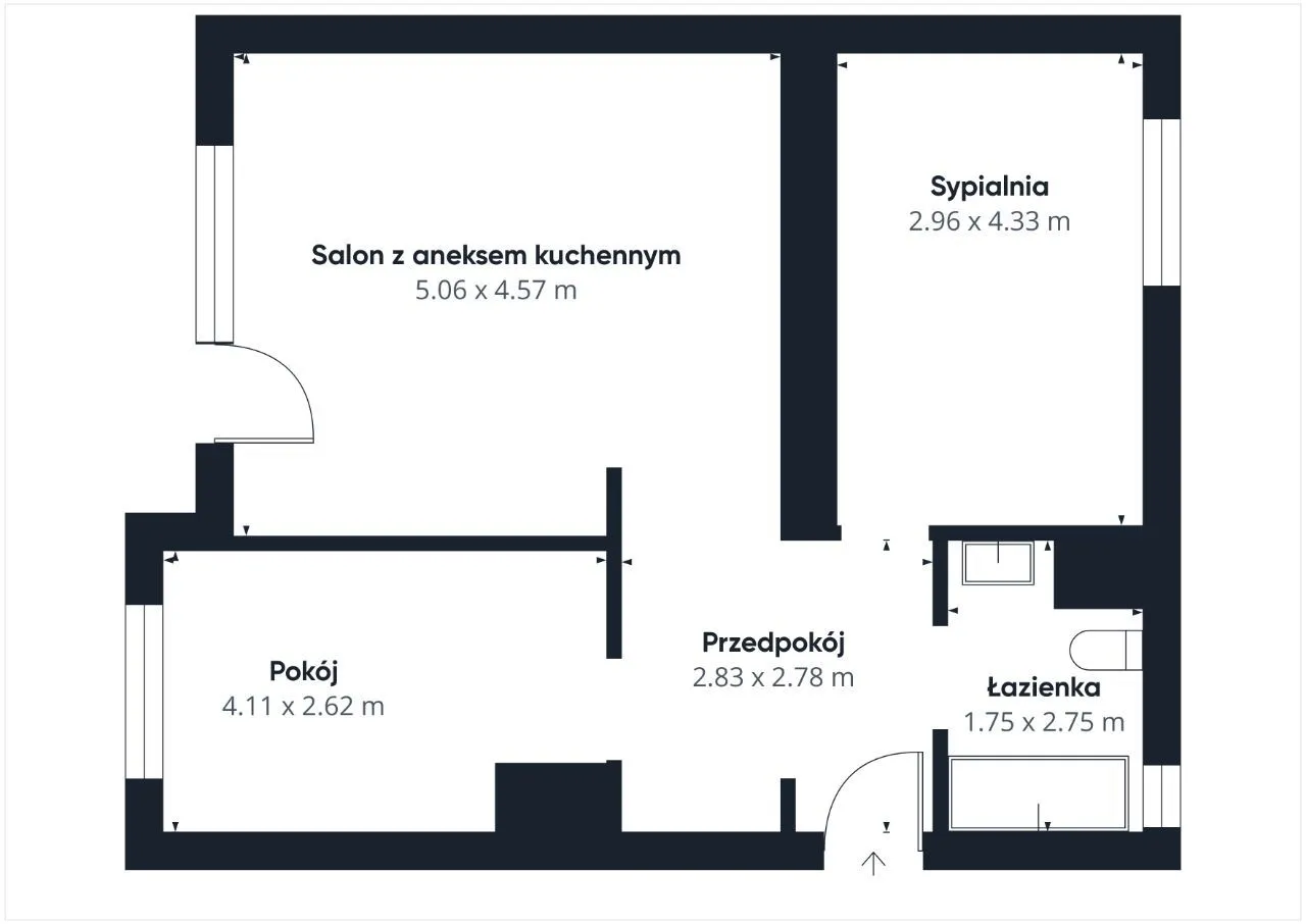 3pokoje 58,1m2_Imielin_10min do metra_bezpośrednio