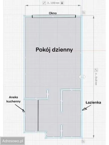 Warszawa Żoliborz, ul. Władysława Broniewskiego Mieszkanie - 1 pokój - 20 m2 - 6 piętro