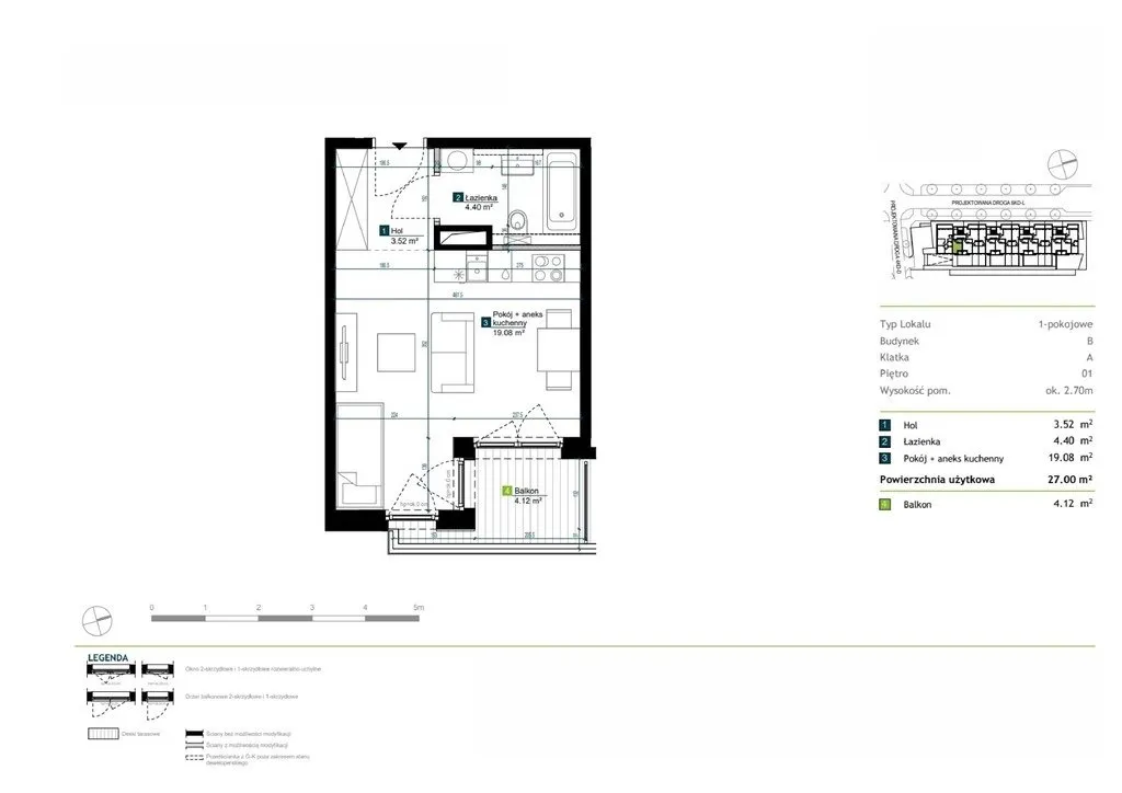 Apartment for sale for 521000 zł w Chrzanów, Bemowo, Warszawa