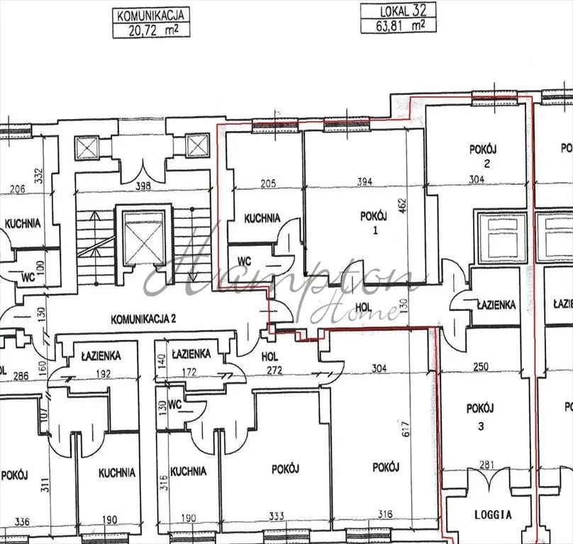 Sprzedam mieszkanie trzypokojowe: Warszawa Mokotów , ulica Antoniego Józefa Madalińskiego, 64 m2, 1280000 PLN, 3 pokoje - Domiporta.pl