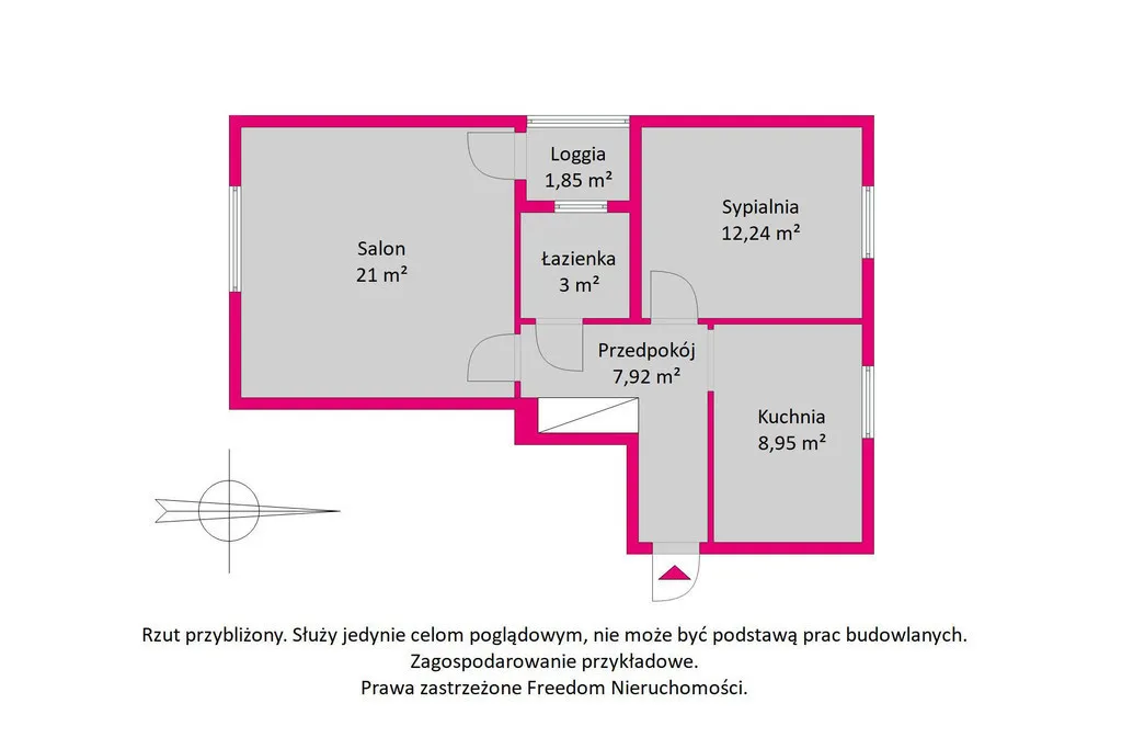 Mieszkanie na sprzedaż, 54 m², Warszawa Wola Młynów 