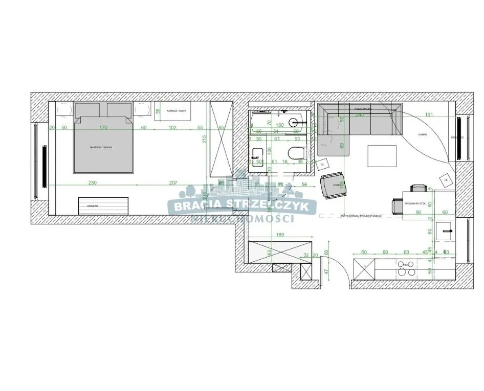 Mieszkanie, 47,50 m², Warszawa