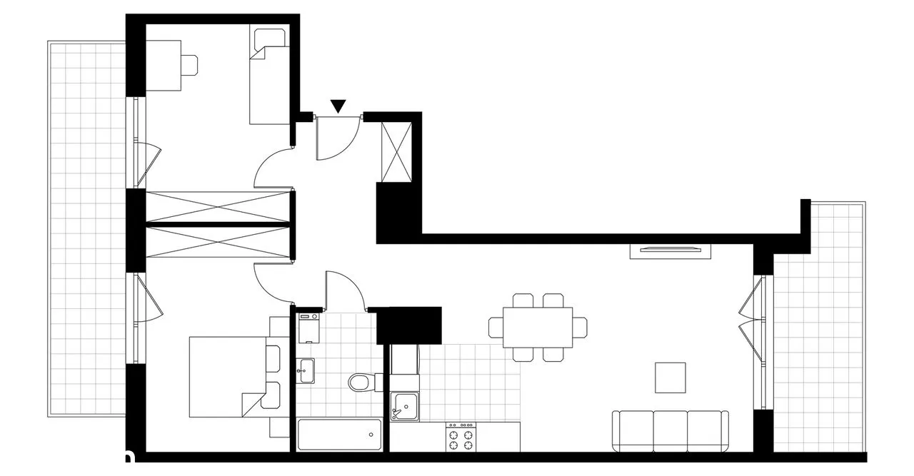 3-pokojowe mieszkanie 64m2 + balkon Bezpośrednio