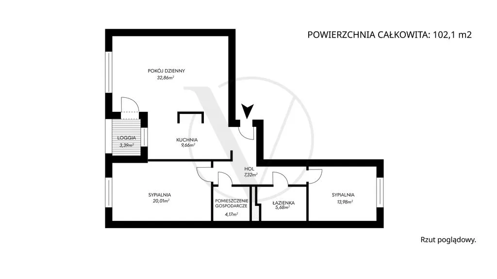 Mieszkanie na sprzedaż, 102 m², Warszawa Wilanów 