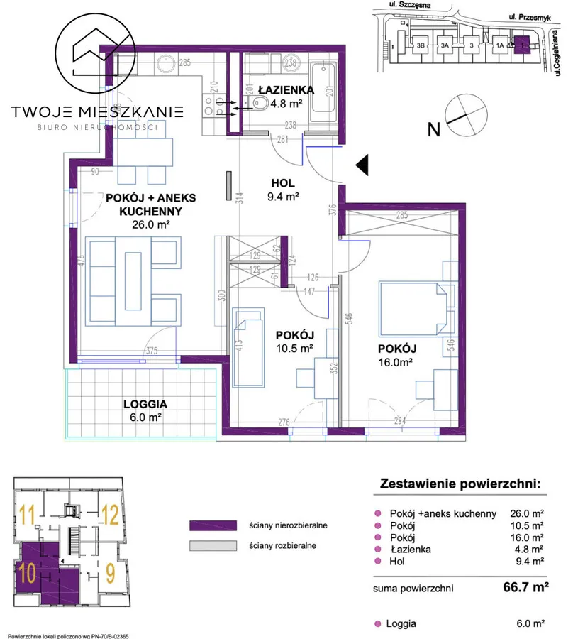 Mieszkanie na sprzedaż, 67 m², Warszawa Włochy 