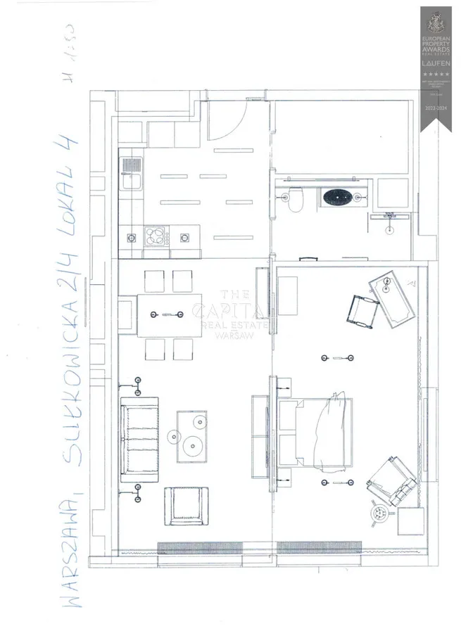 Mieszkanie na sprzedaż, 71 m², Warszawa Mokotów 