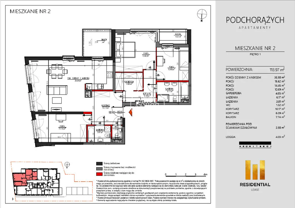 Mieszkanie na sprzedaż, 113 m², Warszawa Mokotów 