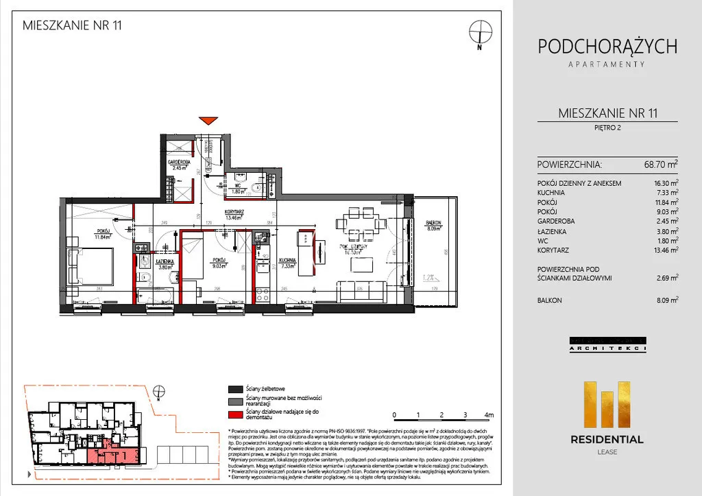 Mieszkanie na sprzedaż, 76 m², Warszawa Mokotów 