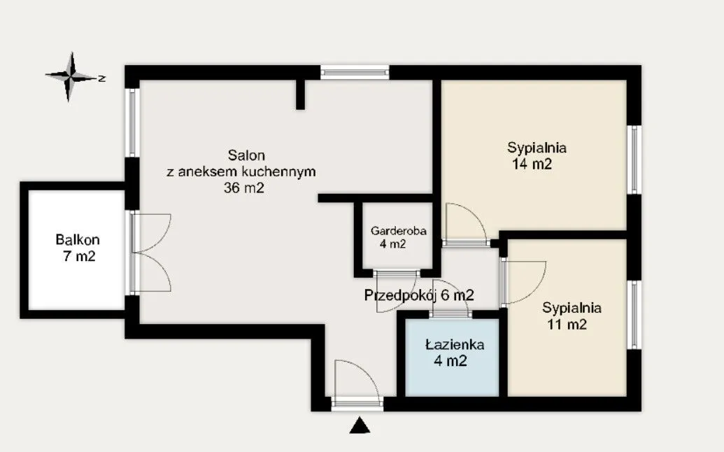 Mieszkanie na sprzedaż, 75 m², Warszawa Bemowo Groty 