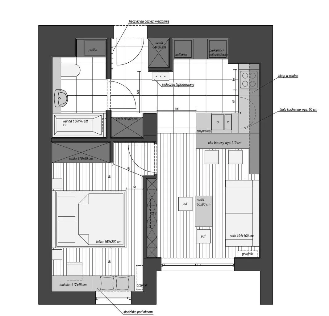 Miasteczko Wilanów 2 pokoje 41m2 garaż + komórka