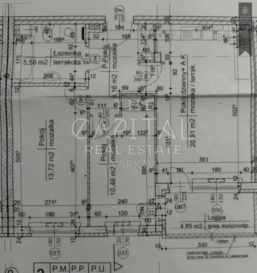 Mieszkanie na sprzedaż, 55 m², Warszawa Bemowo Bemowo Lotnisko 