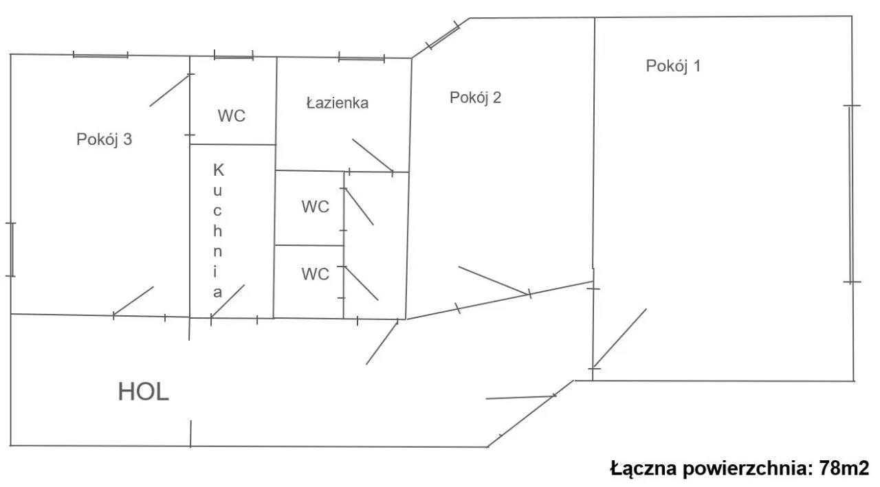 Bezpośrednio. Mieszkanie 78m2 - centrum, Ul.Smolna