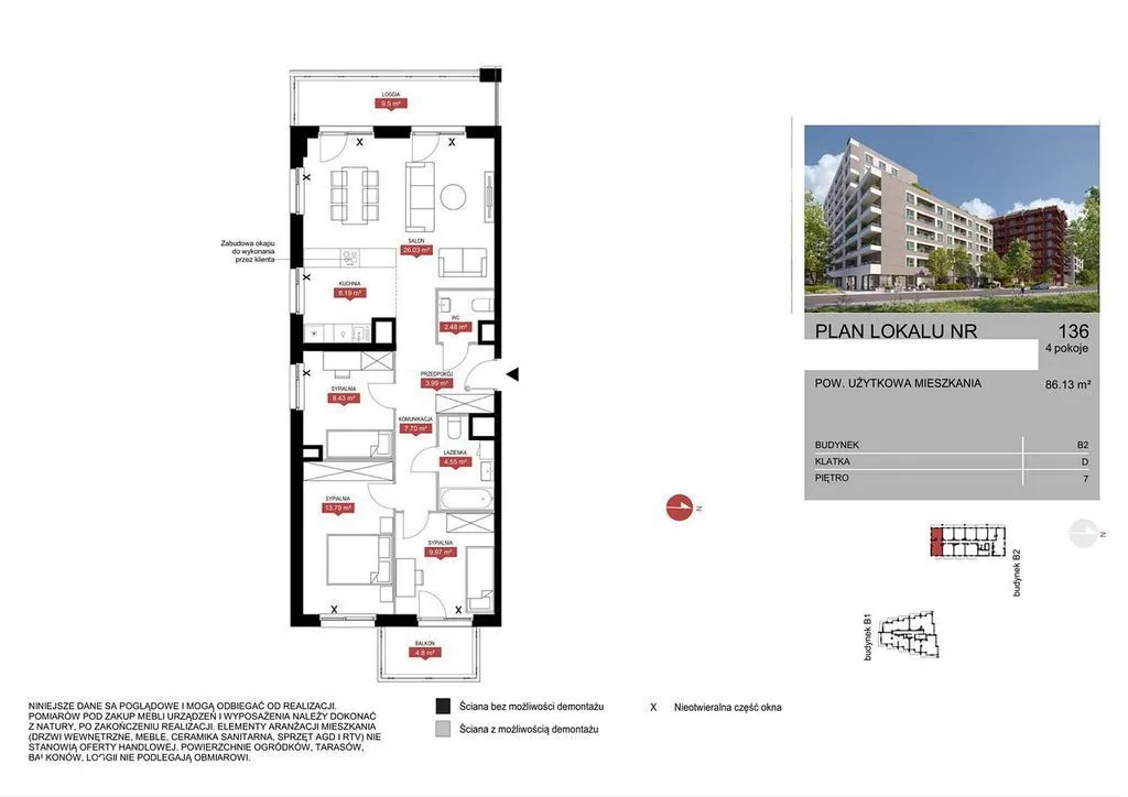 Sprzedam mieszkanie czteropokojowe : Warszawa Mokotów Ksawerów , ulica Wołoska, 86 m2, 1912688 PLN, 4 pokoje - Domiporta.pl