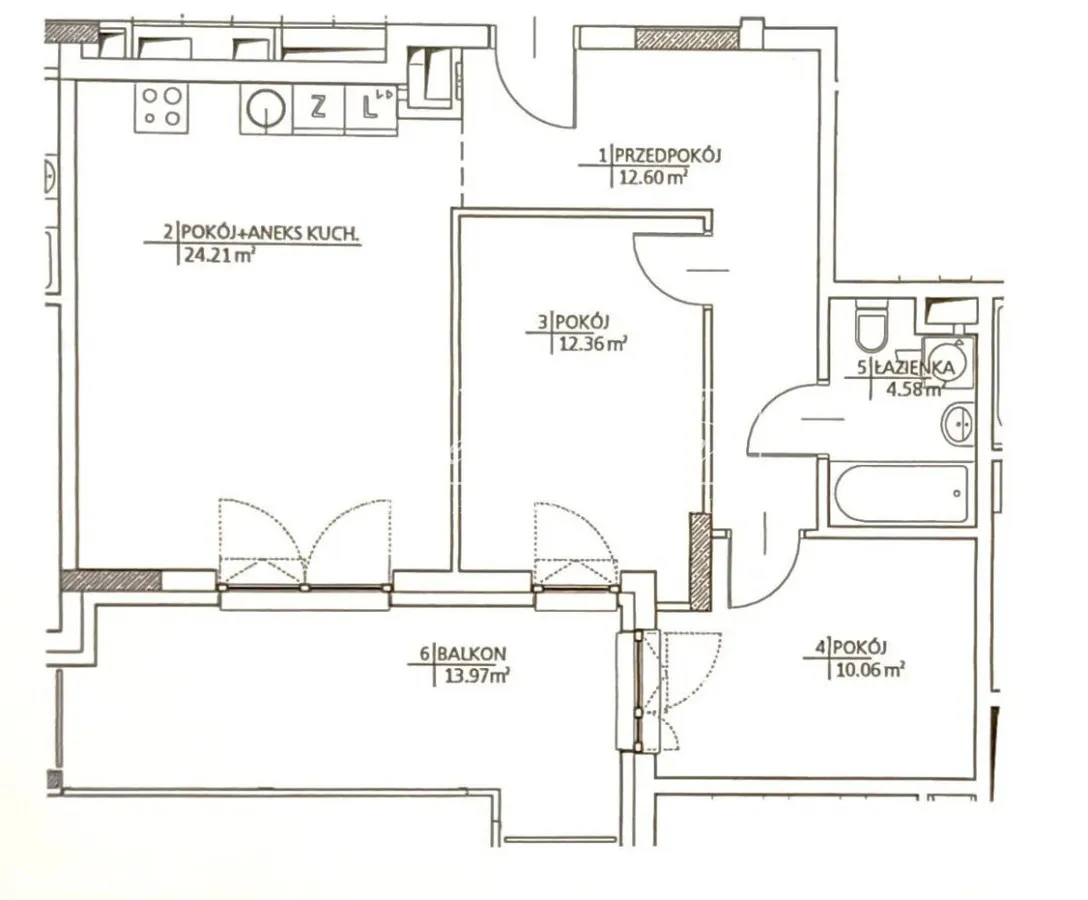 Mieszkanie na sprzedaż, 63 m², Warszawa Wilanów 