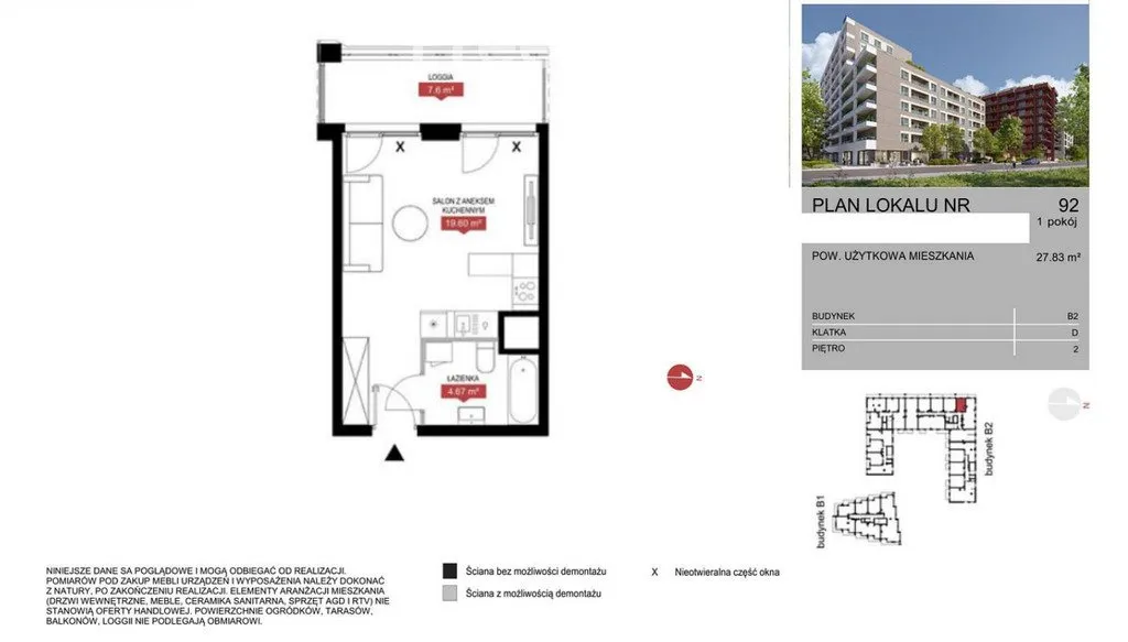 Mieszkanie na sprzedaż, 27 m², Warszawa Mokotów 