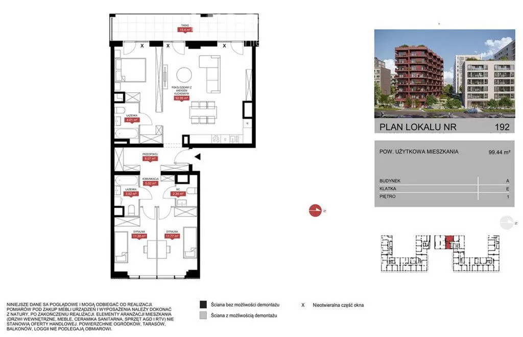 Mieszkanie na sprzedaż, 99 m², Warszawa Mokotów 