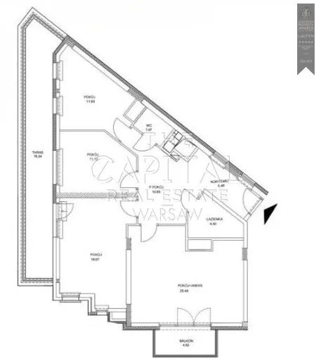 Mieszkanie na sprzedaż, 89 m², Warszawa Bielany 