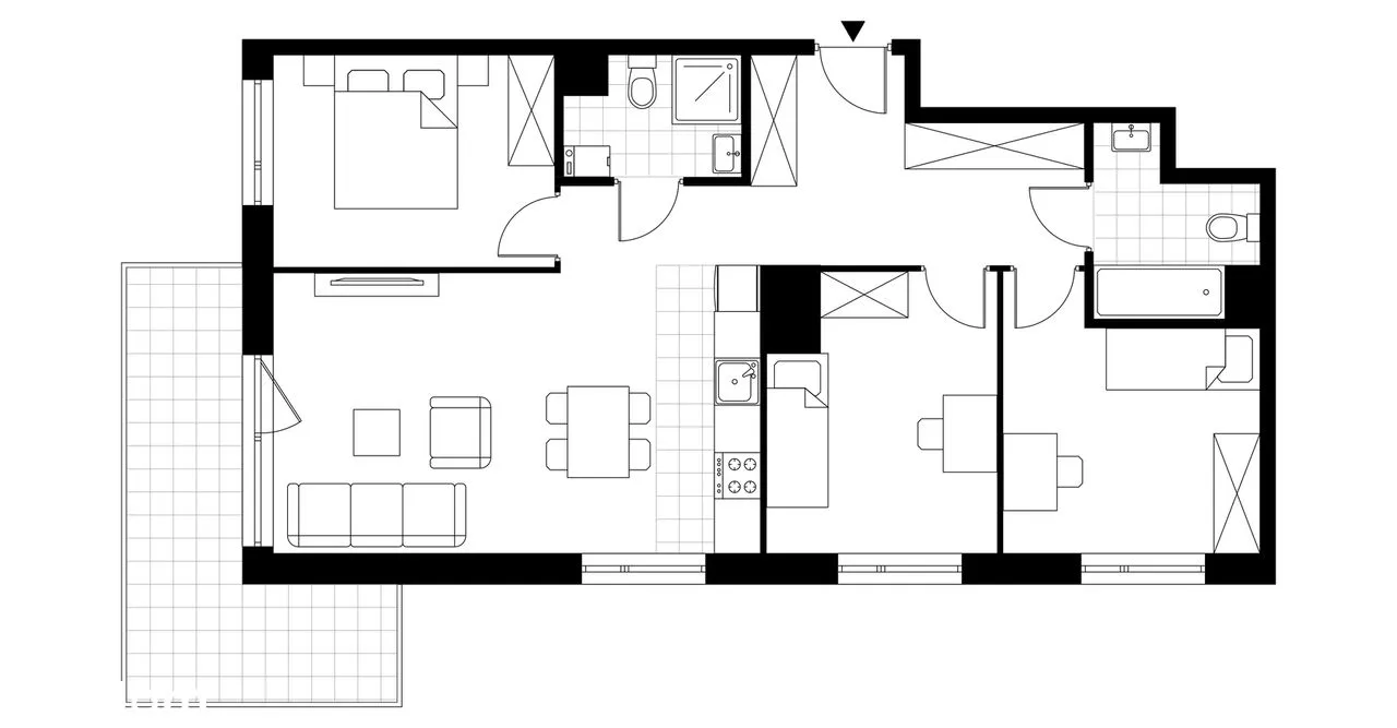 4-pokojowe mieszkanie 73m2 + balkon Bez Prowizji