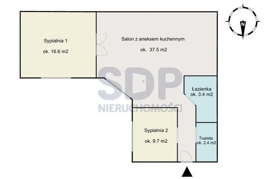 Mieszkanie na sprzedaż, 68 m², Warszawa Śródmieście Śródmieście Południowe 