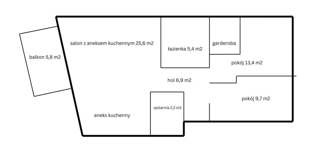 Rozkładowe 3 pokoje/ piętro 6 /Jana Kazimierza