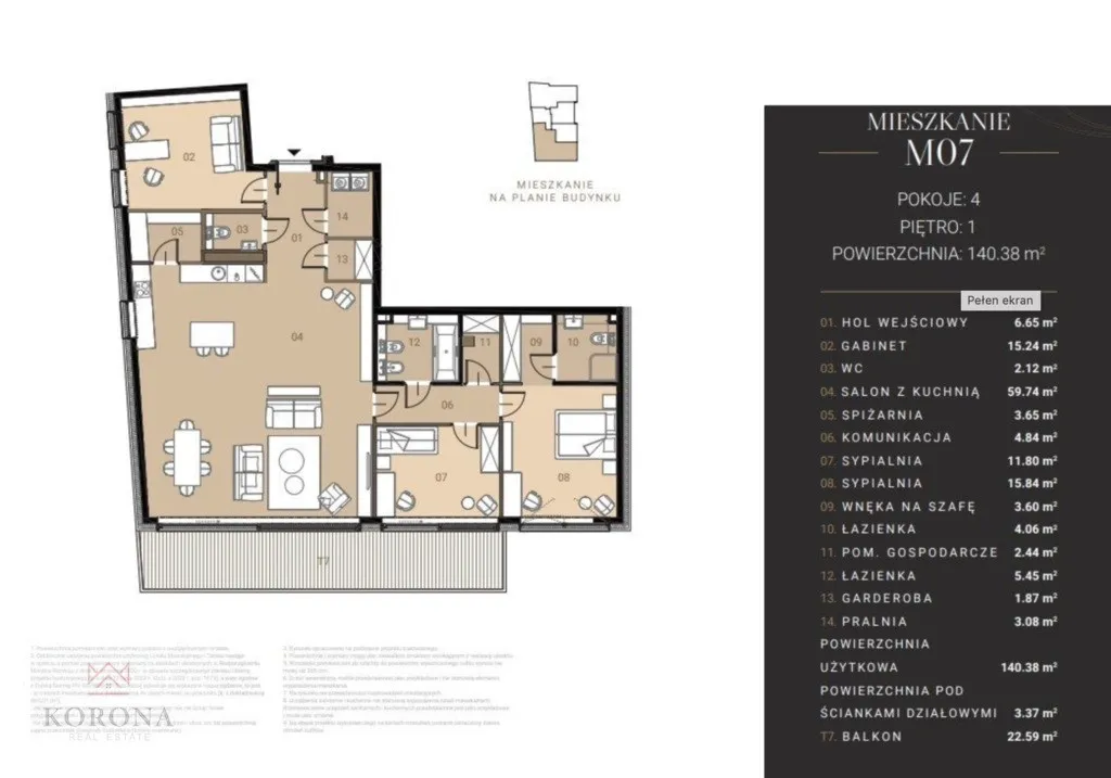 4 pok. apartament w doskonałej lokalizacji na Mokotowie 