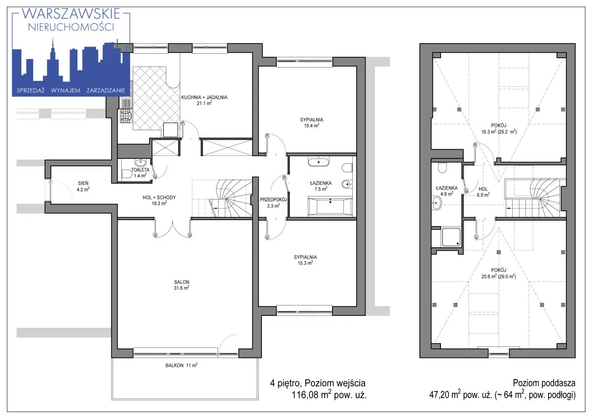 Mieszkanie na sprzedaż, 179 m², Warszawa Ursynów Kabaty 