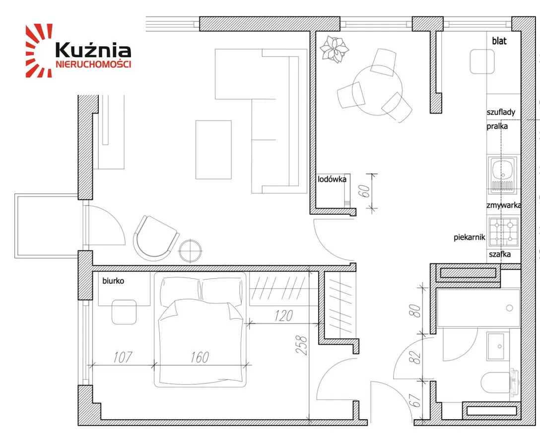 Mieszkanie na sprzedaż, 48 m², Warszawa Wola 