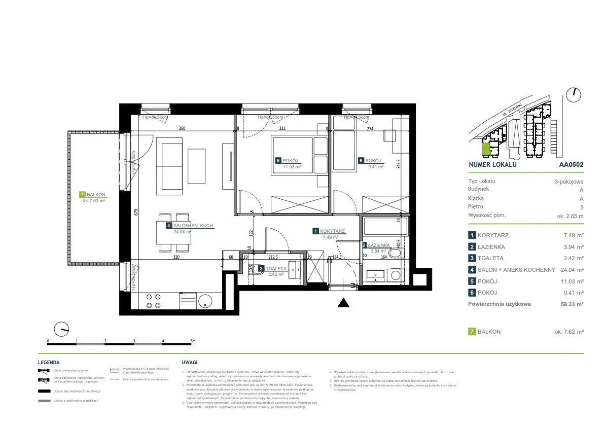 Mieszkanie na sprzedaż, 58 m², Warszawa Włochy 