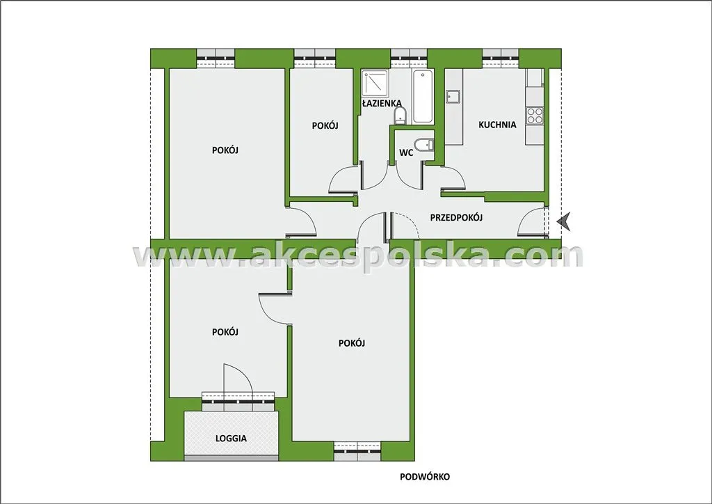 Mieszkanie do wynajęcia, 95 m², 4 pokoje Warszawa Śródmieście 