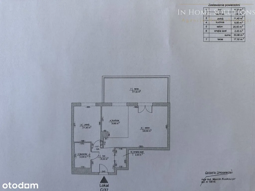 2 pok 54 m2 + garaż i taras - ciche osiedle