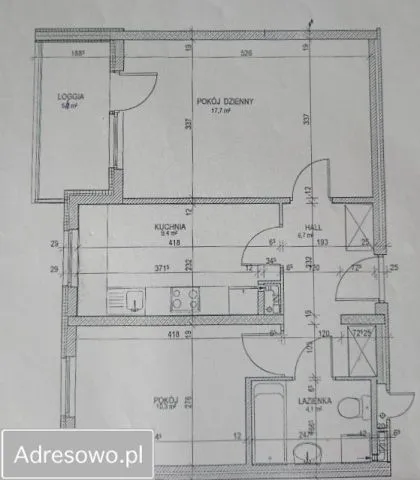 Warszawa Tarchomin, ul. Ceramiczna Mieszkanie - 2 pokoje - 51 m2 - 7 piętro