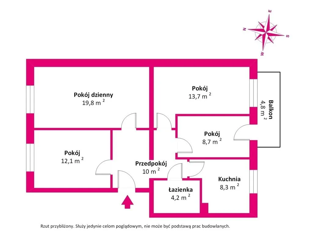 Mieszkanie na sprzedaż, 76 m², Warszawa Białołęka 