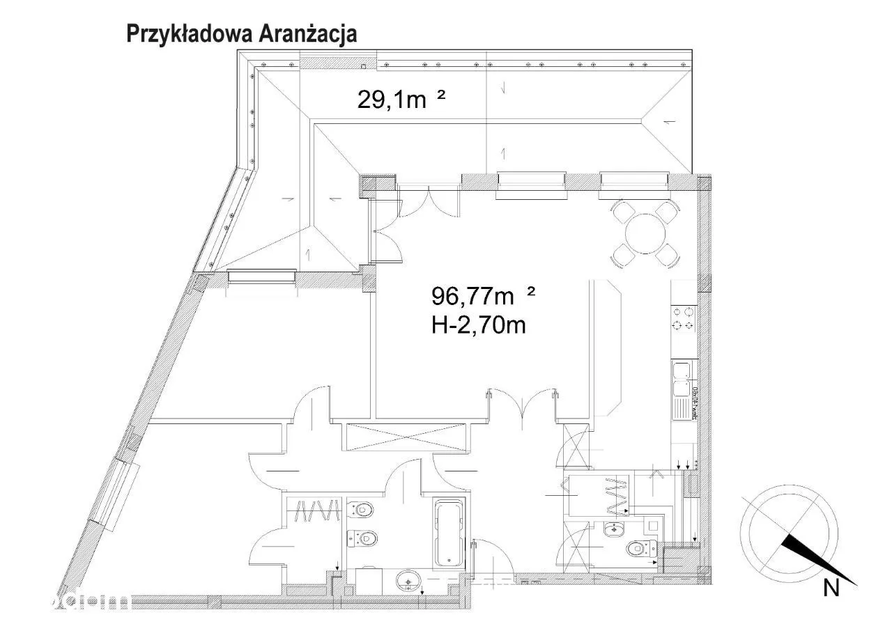 Wyjątkowy apartamnet do arażacji z tarasem