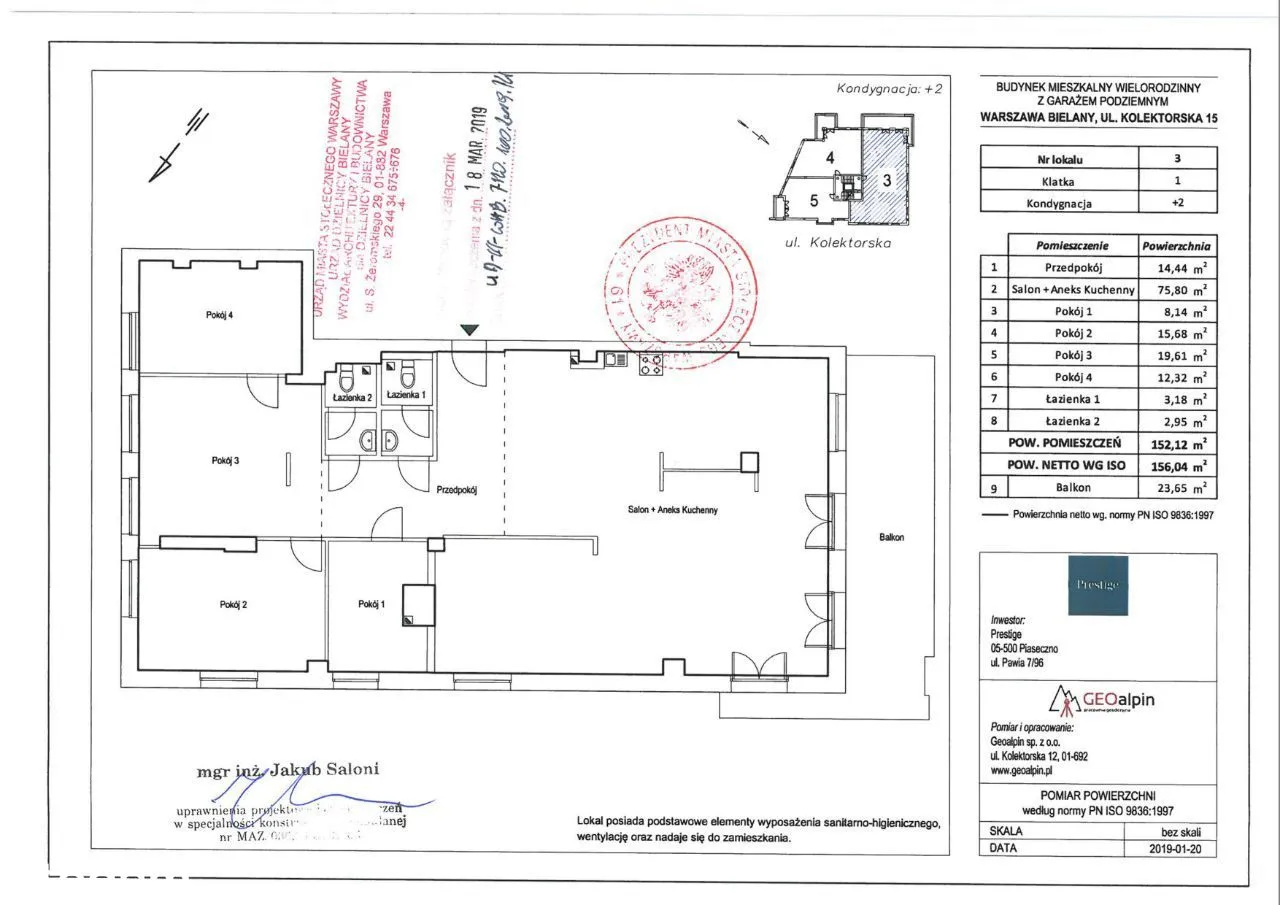 Apartament z dużym tarasem możliwość 5 pokoji