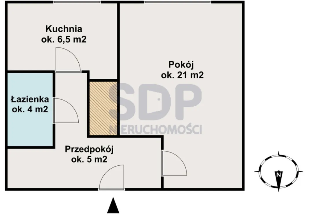 Mieszkanie na sprzedaż, 36 m², Warszawa Mokotów Wierzbno 