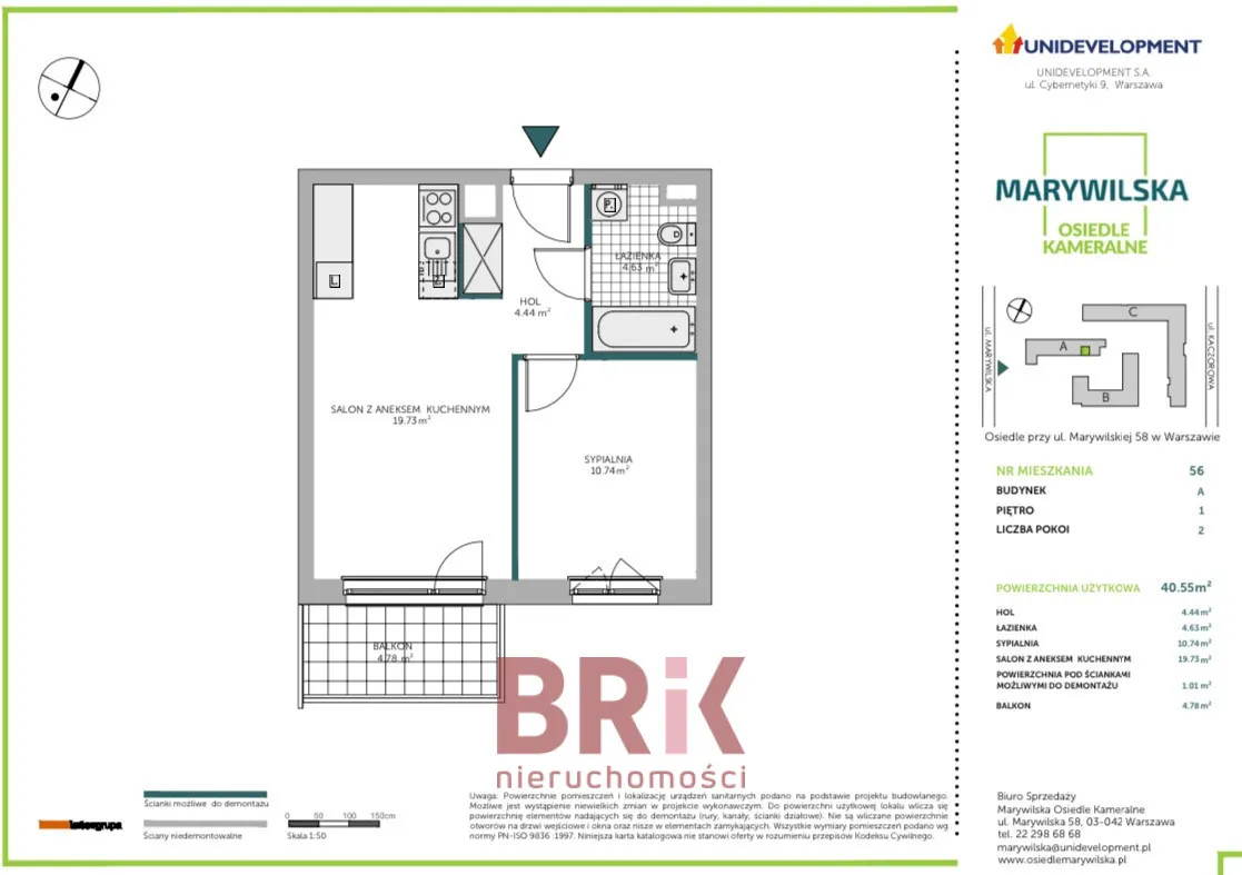 Mieszkanie na sprzedaż, 40 m², Warszawa Białołęka 