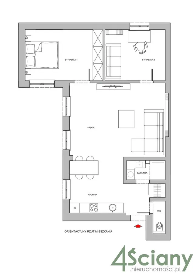 Mieszkanie na sprzedaż, 69 m², Warszawa Praga-Północ 