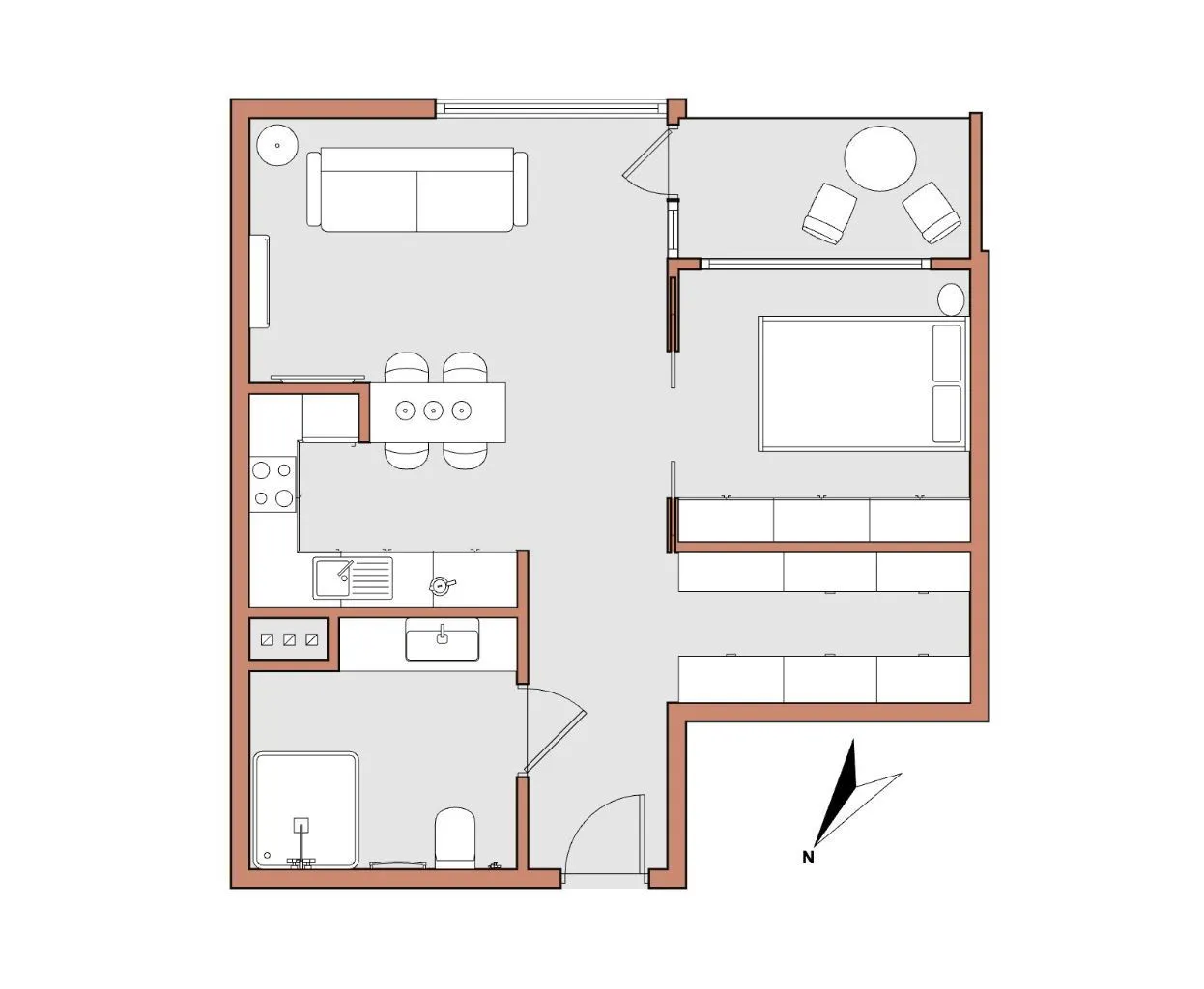 55 m2 Wilanów Wysoki Standard BEZPOŚREDNIO