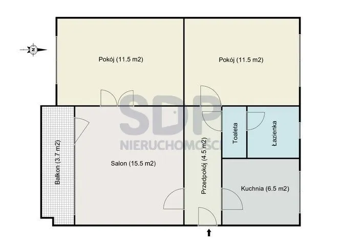 Mieszkanie na sprzedaż, 54 m², Warszawa Wola 