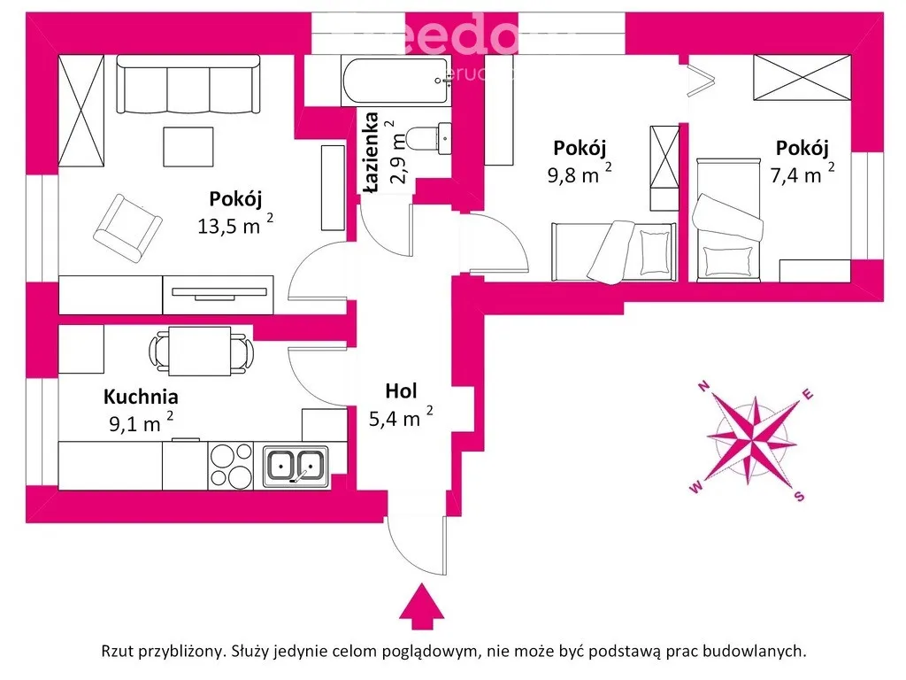 Mieszkanie na sprzedaż, 48 m², Warszawa Ochota 