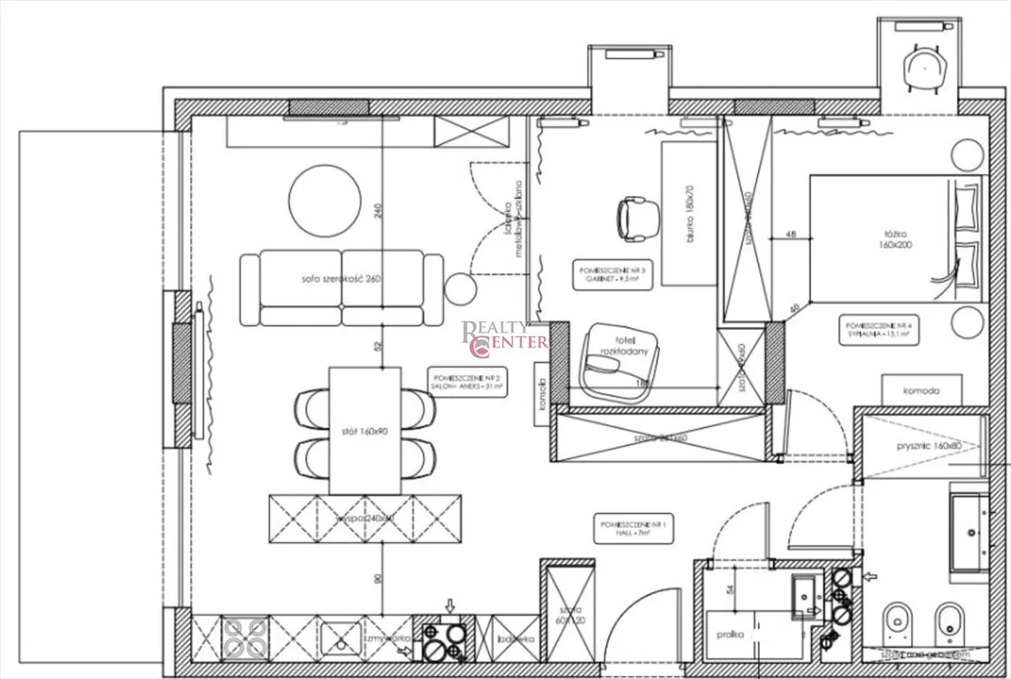 APARTAMENT 70M2, 3 POKOJE, WORONICZA, MOKOTÓW 