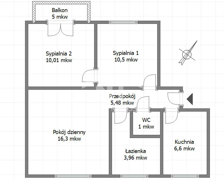 Mieszkanie na sprzedaż, 53 m², Warszawa Ursus Skorosze 