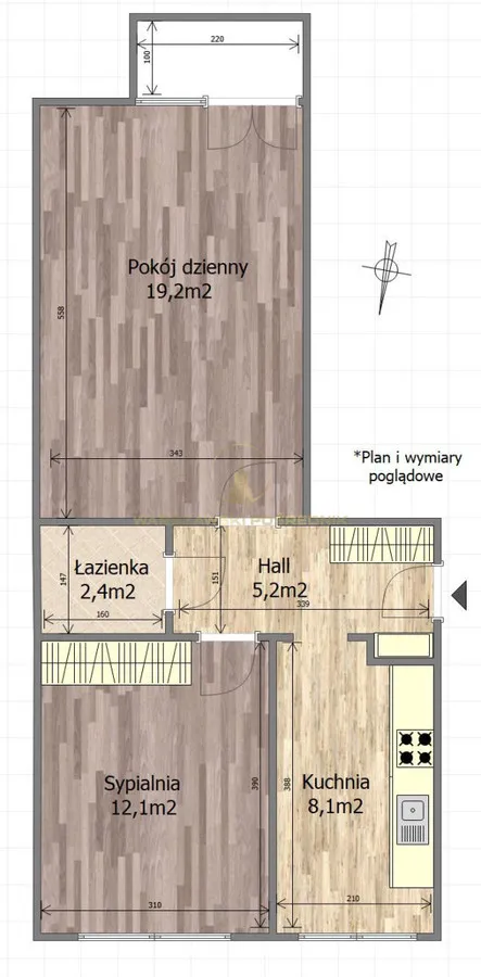 Mieszkanie na sprzedaż, 46 m², Warszawa Śródmieście 