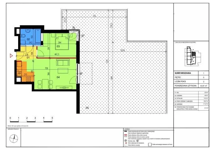Mieszkanie na sprzedaż 2 pokoje 46m2