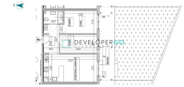 Sprzedam mieszkanie dwupokojowe: Warszawa Białołęka , 54 m2, 744623 PLN, 2 pokoje - Domiporta.pl