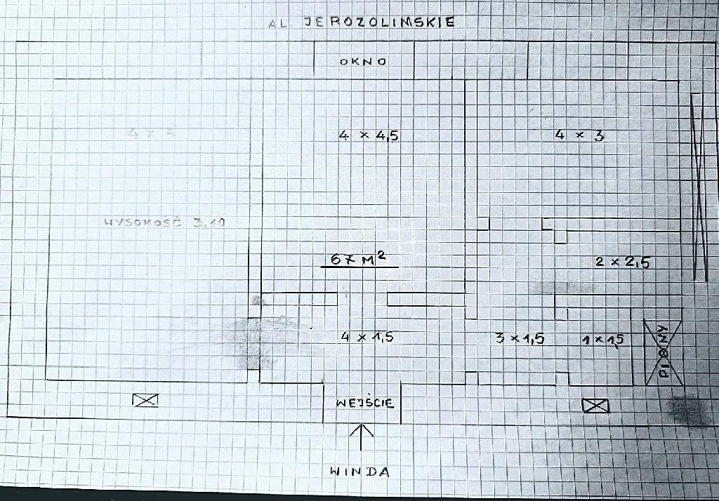 Mieszkanie na sprzedaż, 67 m², Warszawa Śródmieście 