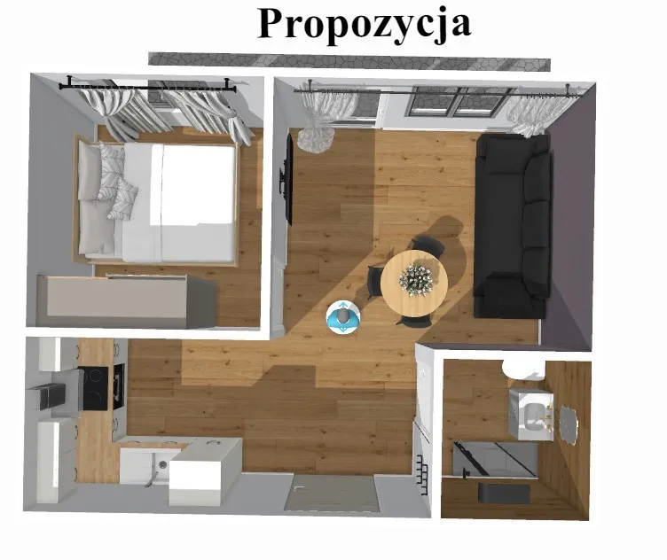 Mieszkanie na sprzedaż, 39 m², Warszawa Mokotów Stary Mokotów 