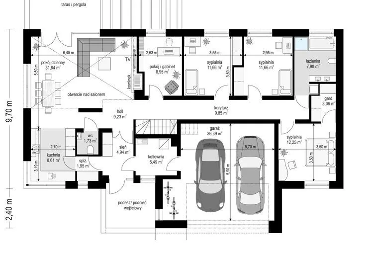 PARTEROWY nowy dom 165m2+ 50m2 po odbiorze!