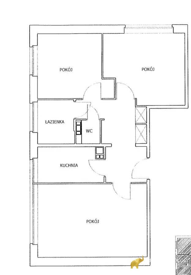 Mieszkanie na sprzedaż, 60 m², Warszawa Bielany 