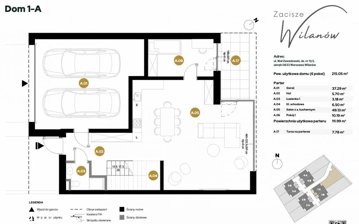 Space and comfort on 215 m2 in Wilanów